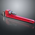 Pipe pliers vise bench vise wrench tool hardware tool processing tool furniture 3d model