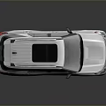 Silver Modern SUV Car Exterior Design With Sunroof Roof Rack And Alloy Wheels