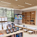 Modern Reading Room Reading Room 3d model