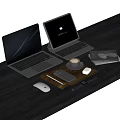 Modern Laptop Apple Notebook 3d model
