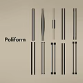 Poliform Door Handles Collection With Various Modern Sleek Designs For Cabinet And Furniture Doors