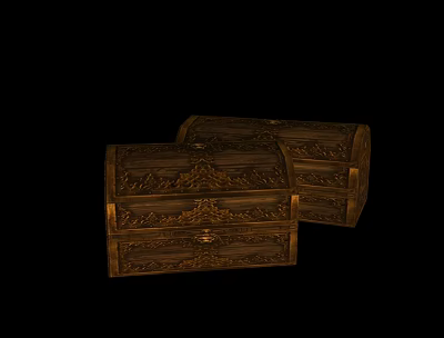 Chinese Chest 3d model Chinese Chest 3d model
