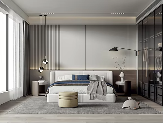 Modern Bedroom 3d model