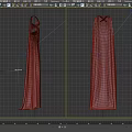 Elegant Long Dress with Cross Front Back Design and Lightweight Flowy Fabric