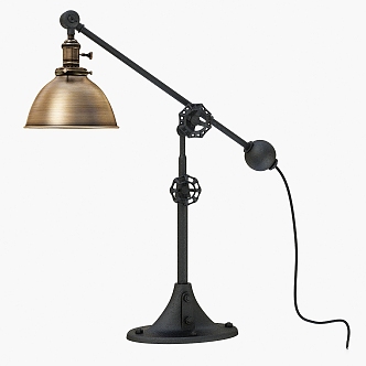 medieval table lamp retro table lamp metal table lamp 3d model