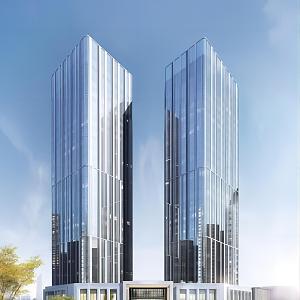 modern office building super high-rise office building hotel building commercial building 3d model