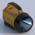 Yellow And Black Metal Downlight Spotlight With Worn Texture For Indoor Lighting