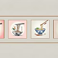 Noodle House Light Box Noodle Light Box Vegetable Plate Light Box Wall Light Box Cabo Light Box Advertising Light Box 3d model