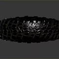 High Quality Automotive Car Tire With Deep Tread Pattern And Silver Wheel Rim