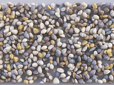 Modern pebbles 3d model