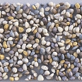 Modern pebbles 3d model