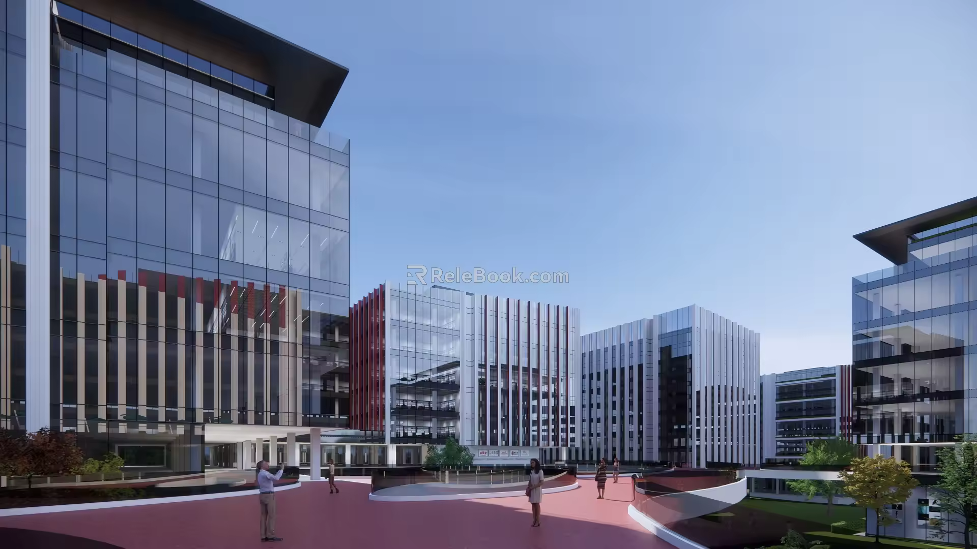 Modern style complex 3d model