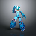 Industrial Robot Single Wheel Robot Double Wheel Robot Assistant Small Robot 3d model
