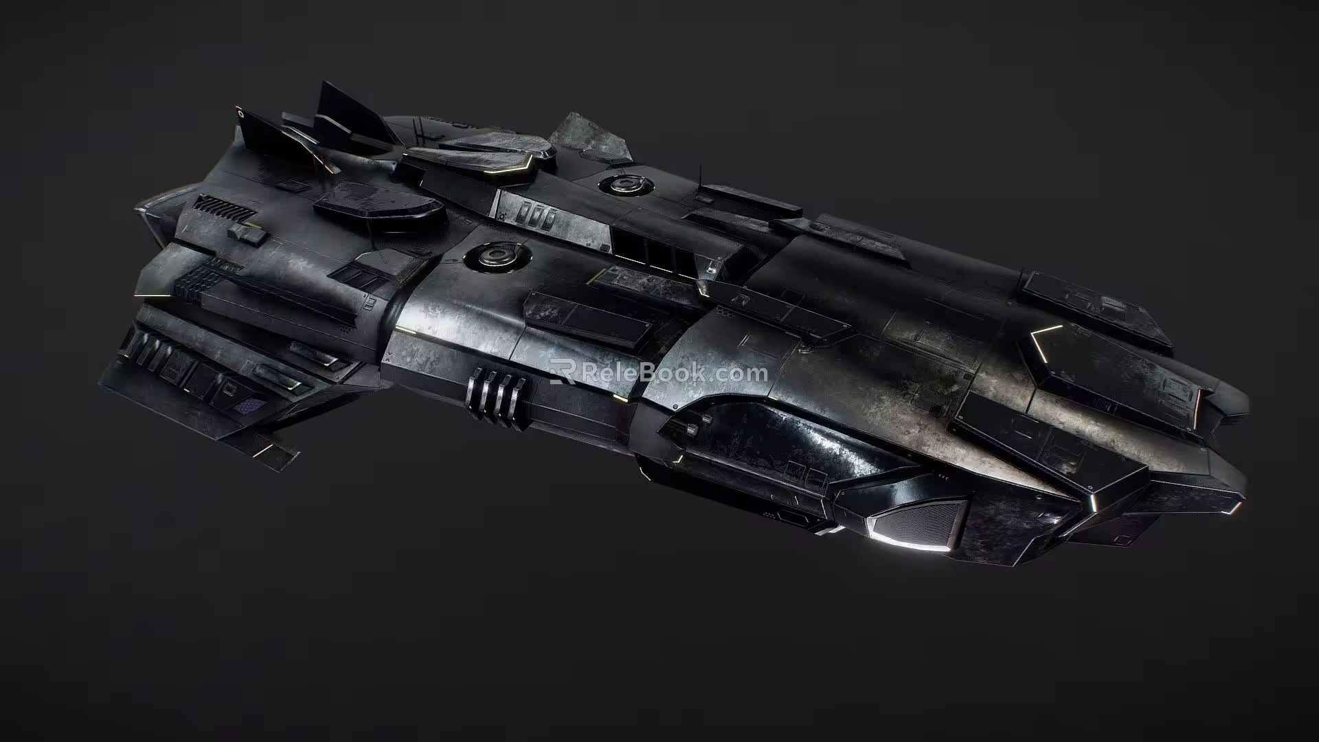 Weapon Spaceship 3d model