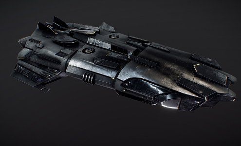 Weapon Spaceship 3d model