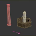 Columns Stone Columns Stone Columns Old Columns Roman Columns Roman Columns Classical Columns Greek Columns 3d model