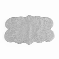 Square Brown Beige Fur Rug With Natural Soft Cozy Texture For Home Decor