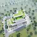 Modern Aerial View 3d model