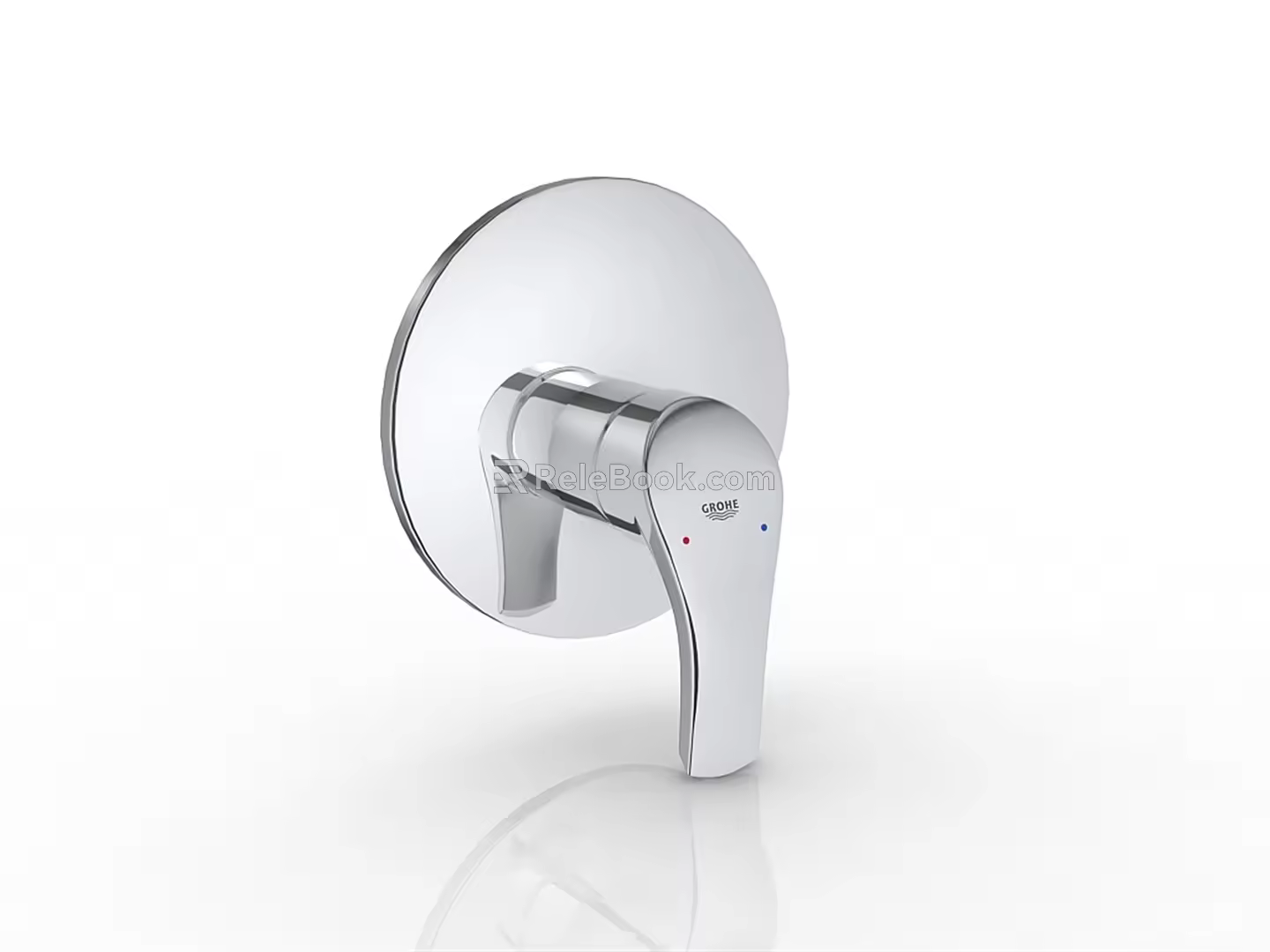 Modern switch faucet 3d model