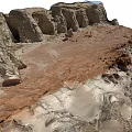 Beautiful Natural Landscape With Unique Rock Formations And Vast Arid Terrain
