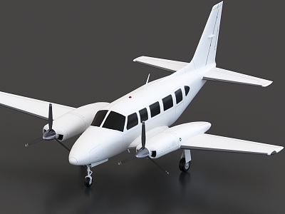 Private aircraft Small passenger aircraft Business aircraft 3d model