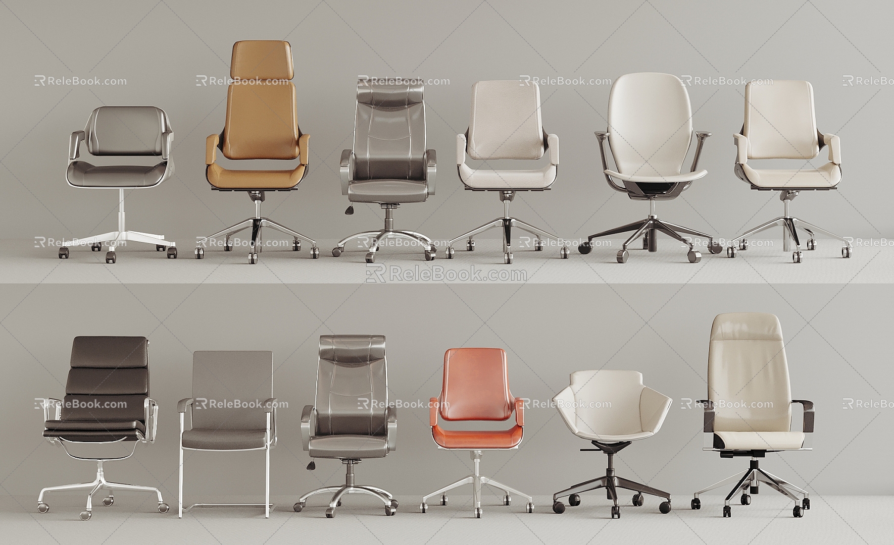 Office Chair Computer Chair Boss Chair Swivel Chair 3d model