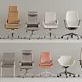 Office Chair Computer Chair Boss Chair Swivel Chair 3d model