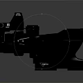 High Precision Tactical Optical Sight With Adjustable Knobs And Mounting Base