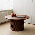 Wind round coffee table 3d model