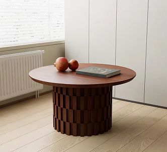 Wind round coffee table 3d model
