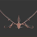 Pink Pterosaur 3D Wireframe Model With Elongated Wings And Dark Background