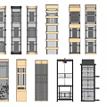 Sightseeing Elevator Modern Elevator 3d model