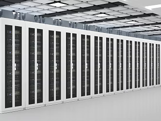Modern Server Room 3d model
