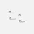 Sleek Modern Door Handles With Metal And Glass Contemporary Styles For Home Interior
