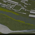 Birds Eye View Planning of Urban Layout With Green Spaces and Buildings