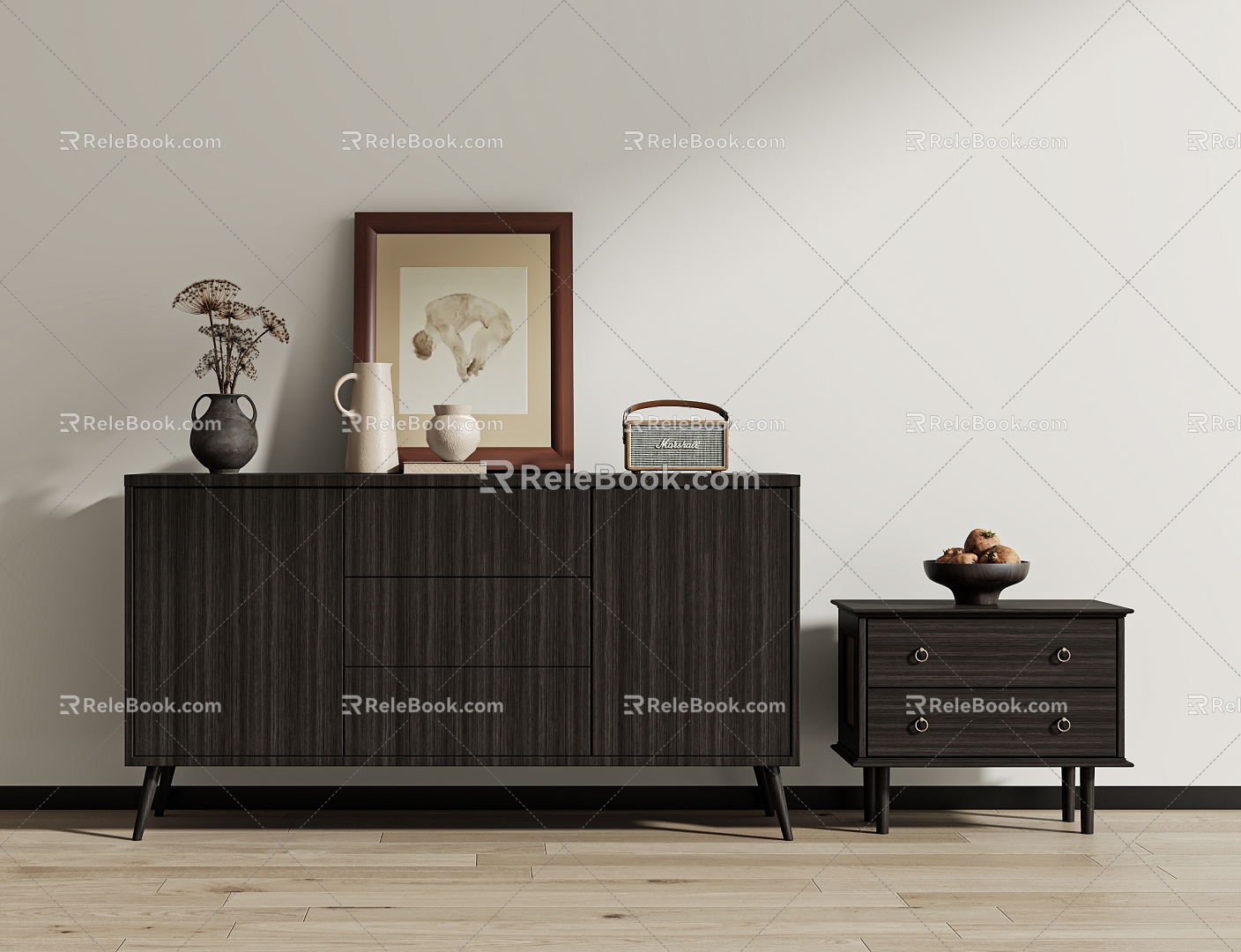 Decorative Cabinet Sideboard 3d model