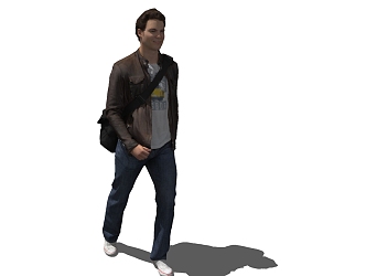 modern man 3d model