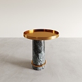 Side Table Round Table Coffee Table Round Table Low Table 3d model