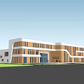 Modern Kindergarten Architecture School Architecture Primary School Architecture Education Architecture 3d model