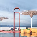 Modern Pavilion Landscape Pavilion Landscape Structures Landscape Pavilion 3d model