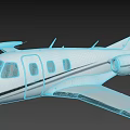 White Passenger Jet Flying In Clear Blue Sky With Sleek Wings And Windows