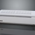White Wall Mounted Air Conditioner With Grille Design For Home Cooling