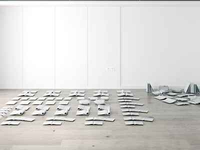 Modern Books Magazine Books 3d model