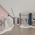 Modern Bridal Shop 3d model