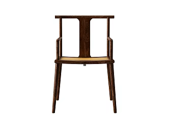 New Chinese-style armchair chair 3d model