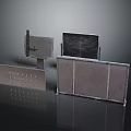 Industrial Metal Structural Components With Flat Panels Frames And Mounting Brackets