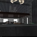 Oriko Hotel Lobby Featuring Modern Textured Wall And Grand Chandelier Design