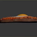 Delicious Toast Topped With Fried Egg And Baked Beans For Breakfast