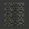 Detailed Architectural Model Of Modern Multi Storey Apartment Building With Windows And Balconies