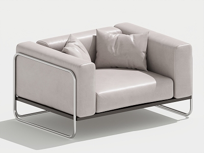 Modern Single Sofa Single Leisure Chair 3d model